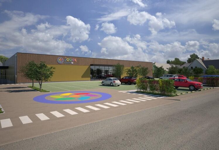 E.LECLERC JOUET YVETOT insertion 3D entrée